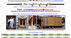 Desktop Screenshot of newcreationleathercraft.com